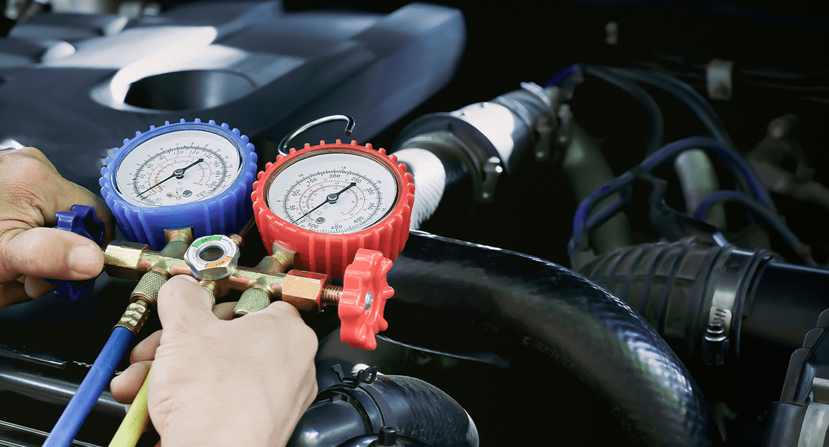 Mechanic with checklist